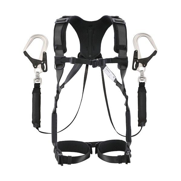 TJMデザイン(タジマ) ハオルハーネスHA KR150FA シングルL8 ダブルセット フリーサイズ 黒 A1HAKR-WL8BK 1個...