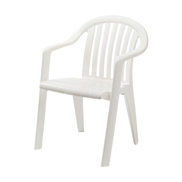 ガーデンマイアミアームチェア ホワイト MZ-595-352-8 1個