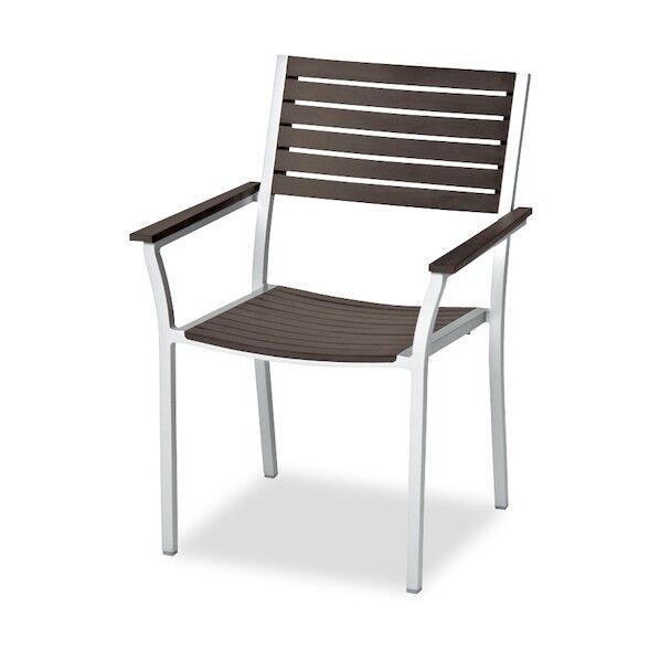 サンレノアームチェア ブラウン MZ-593-110-4 1個