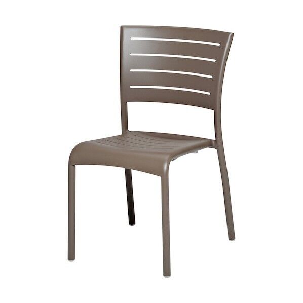 モナコサイドチェア ブラウン MZ-594-011-4 1個