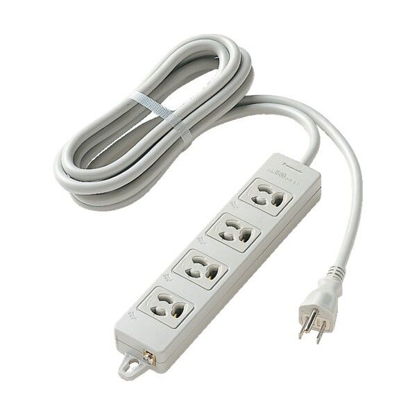 OAタップ(接地15A抜け止め形)(4コ