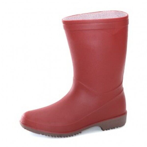婦人ラバーブーツ S ワイン