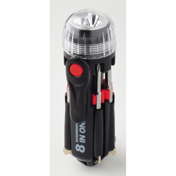 LEDライト付き 8ウェイドライバー