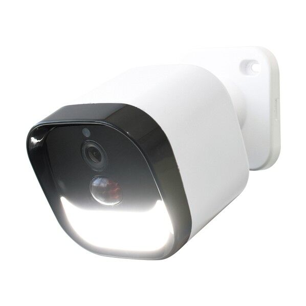 LEDセンサーライト付ワイヤレス防犯カメラ