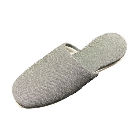 シャンブレースリッパグレー