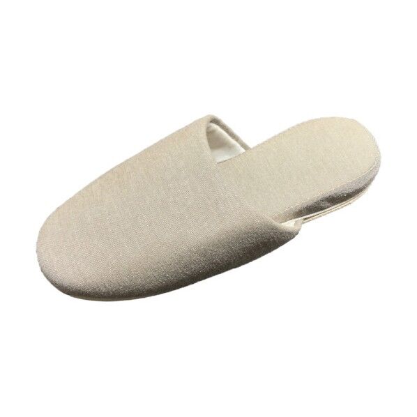 シャンブレースリッパベージュ