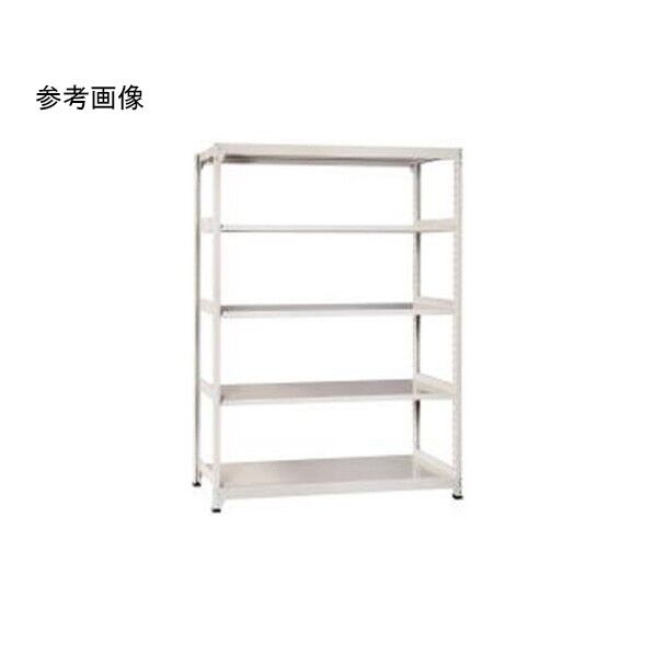 スチール棚 1500×450×1800mm/150kg/5段 EA976DN-150B 64-7978-11 1点