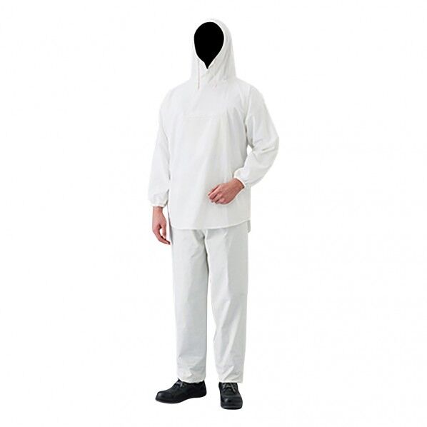 塗装服 上下セット 胸中央ポケット(ファスナー)付 L HK-506 F 3-1798-03 1点