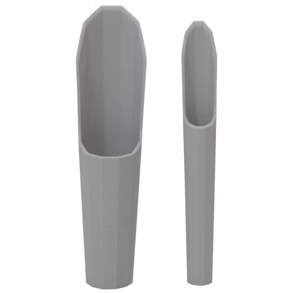 FG プラ 多肉土入れ2点セット グレー 193977 1個