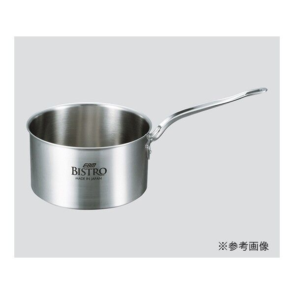 深型片手鍋(EBM ビストロ三層クラッド) 蓋無 1.5L 3-4839-01 1点