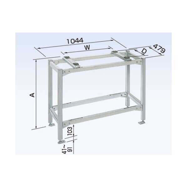 器材 エアコン室外機架台 PAキーパー 高置台 200kgタイプ 10型 K-KHS1010G 1点...