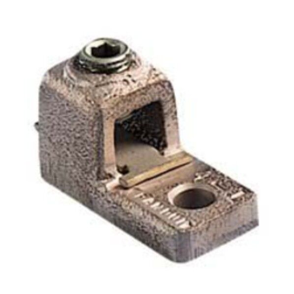 パンドウイット 1穴 銅製 取付板 ストレート 内圧プレート付き 電線サイズ AWG2/0(撚り線-AWG4/0(撚り線) 取付穴95mm HL21-1-5 5個...