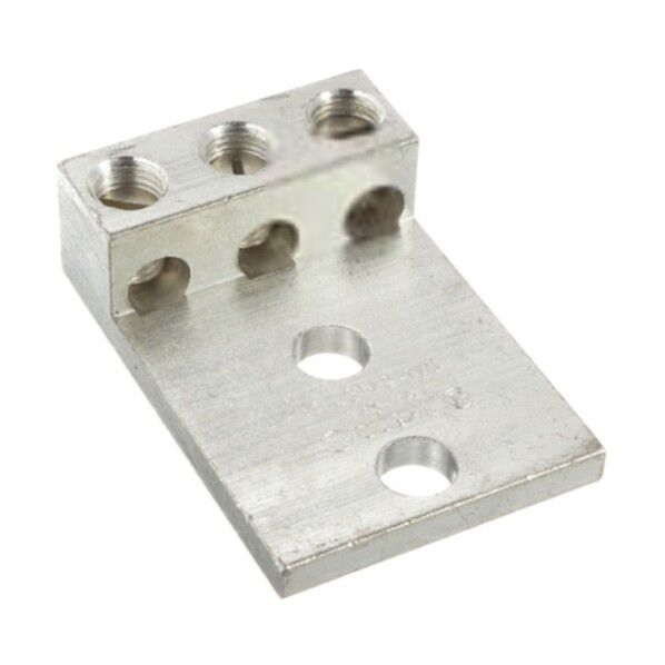 アルミ製メカニカルコネクター 2穴3バレルラグ 電線サイズAWG14-AWG2 LAM3B2-14-6Y