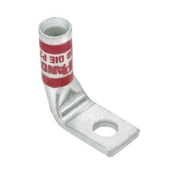  銅製圧縮端子 1穴 撚り線電線サイズ AWG4 AWG3 単線電線サイズ AWG2 バレル角度 90度 LCA4-12F-L LCA4-12F-L 50個...