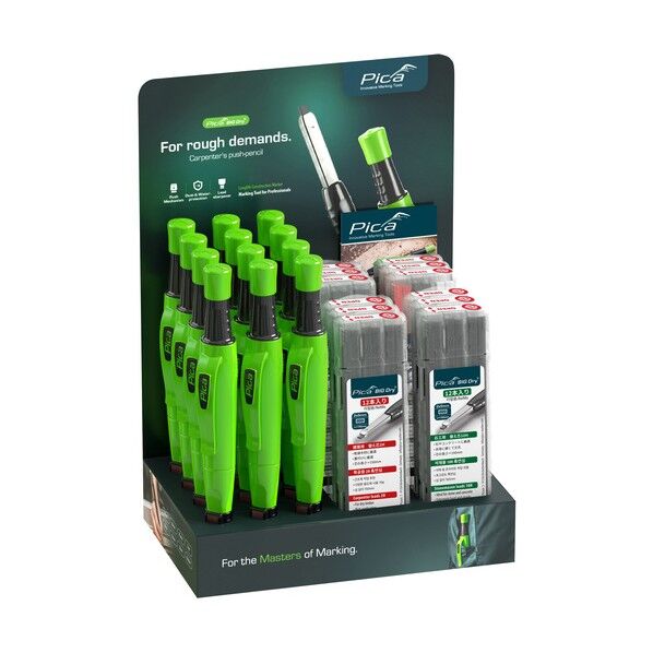 建築用シャープペンシルBIG Dry Basic箱入りセット日本語バージョン