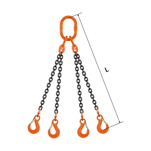 スリングチェーン クォード(アイタイプ) QE1 10×4M