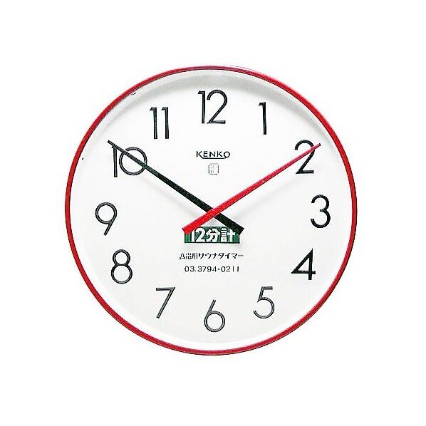 サウナタイマー 12分計 KENKO 50Hz 62-6297-83 1点