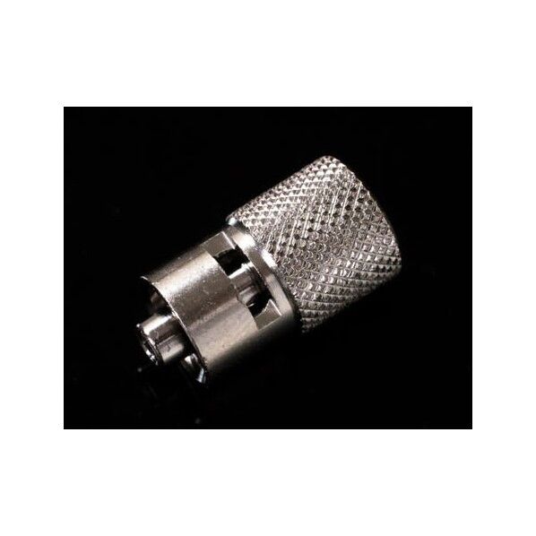 メタルルアーアダプター 1/4-28UNFオス短:メスルアー 1点