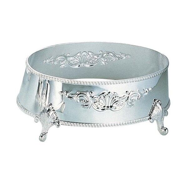 H 洋白 小判皿飾台 22インチ用 三種メッキ 2368230 63-7166-89 1点