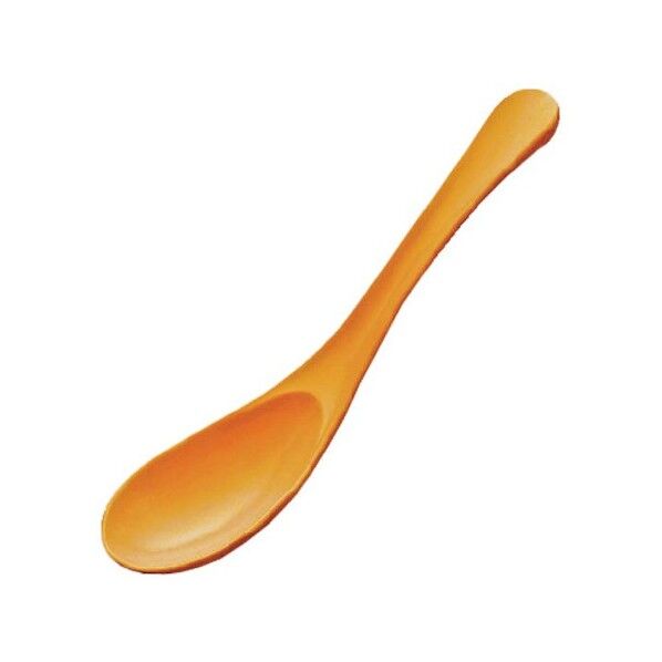 メラミン 多用レンゲ MR-11-S ベイクドオレンジ 2339100 63-7181-87 1点