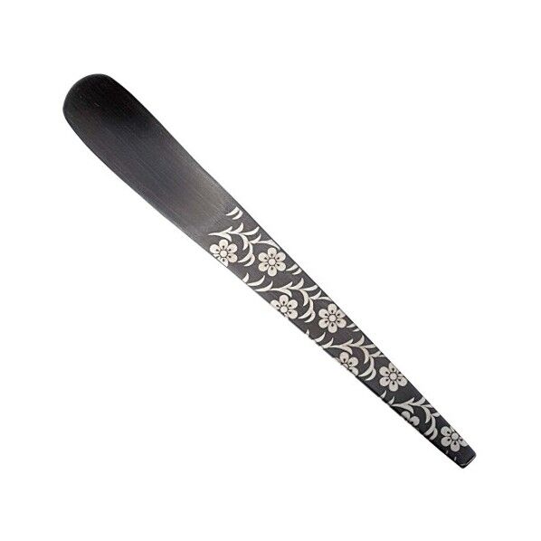 18-8 黒酸化発色 コーヒーマドラー アスティ 唐花唐草 2176010 63-7238-33 1点