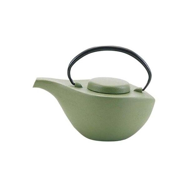 南部鉄 急須 曳舟 若草艶消 12471 1696260 61-7946-81 1点