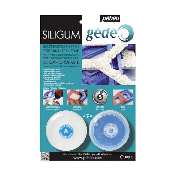  Gedeo 型取り用粘土 シリガム 300g 766329 1点