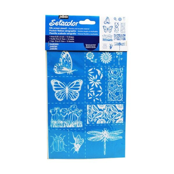 ペベオ シルクスクリーンステンシル型 A5 ガーデン 329605 1点...