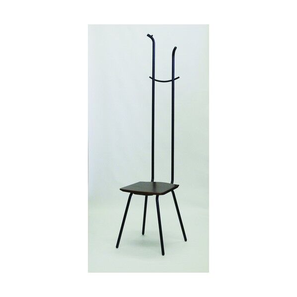 ハンガーチェアミスカンサス ダークブラウン/ブラック HCM-3813 ﾀﾞｰｸﾌﾞﾗｳﾝ/ﾌﾞﾗｯｸ 1個