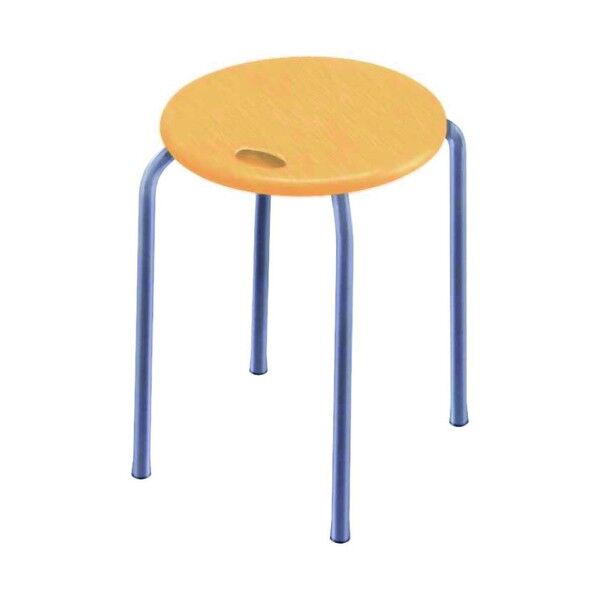 ハンドルスツール ナチュラル/シルバー HS-2TA ﾅﾁｭﾗﾙ/ｼﾙﾊﾞｰ 1個