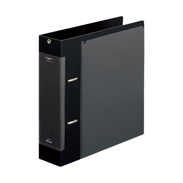 リヒトラブ myfa コレクションファイル ワイド 55×225×236mm ジェットブラック F3311-24 1点