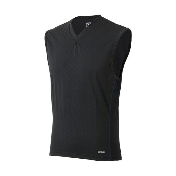 氷撃LD FTP ノースリーブVネックシャツ ブラック L