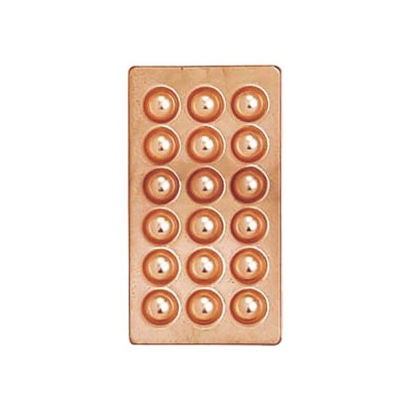 銅製たこ焼天板 18穴 62-8237-37 1点