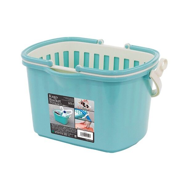 水切り付バケツ 2609 アクア 10L 63-5595-40 1点