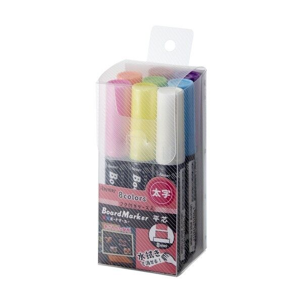 蛍光ボードマーカー･太字8本パック