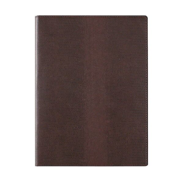 zeitVektorレポートパッド(A4)クロスペーパー製ダークブラウン