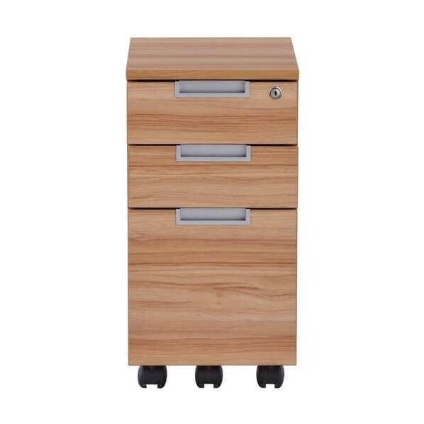 アール・エフ・ヤマカワ スチール脚デスク スリムワゴン ブラック GZCA-SL315BK 1台...