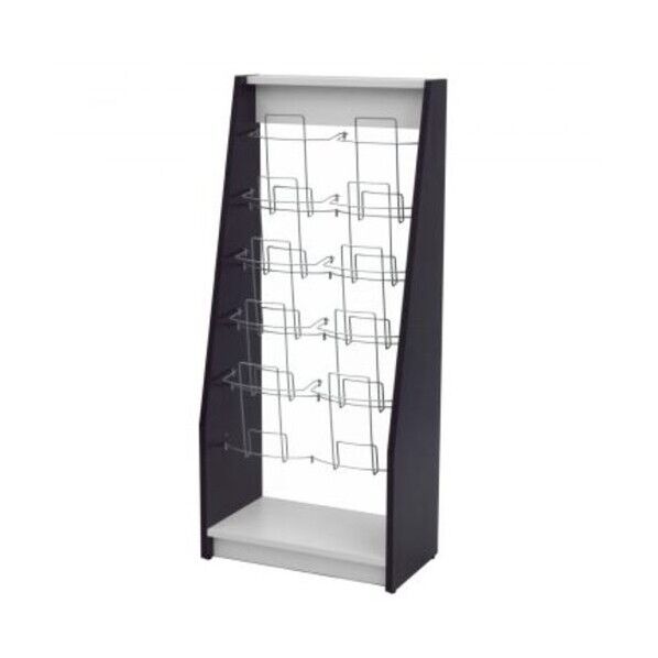 木製カタログスタンド2ダブル ダーク2