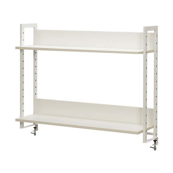 ワークデスク2上置ハイシェルフW1000 ホワイト GZUSRH2-1000WH 1台