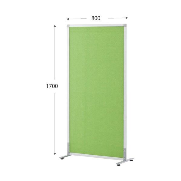 シンプルスクリーンハイ 掲示板 W800 グリーン (アジャスター仕様)