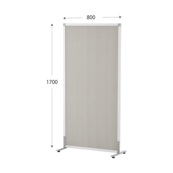 シンプルスクリーンハイ 掲示板 W800 ライトグレー （アジャスター仕様）