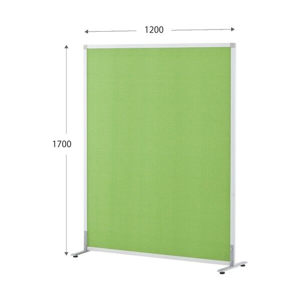 シンプルスクリーンハイ 掲示板 W1200 グリーン (アジャスター仕様)