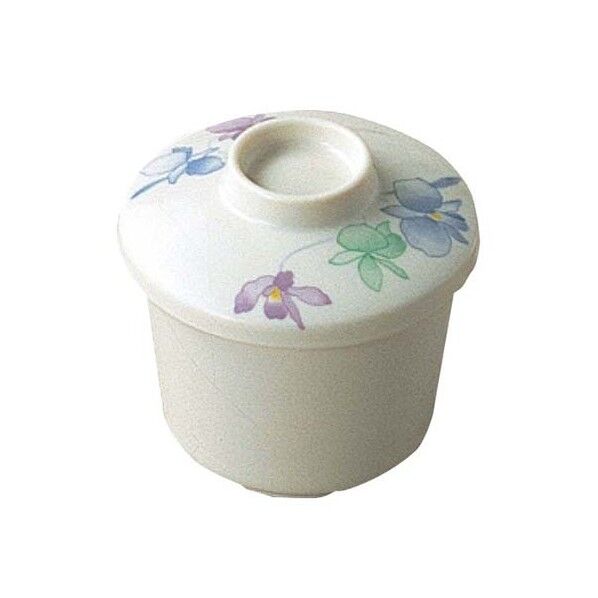 メラミン和食器 すみれ 蒸し椀 蓋 VO-42B 2445610 63-7198-73 1点