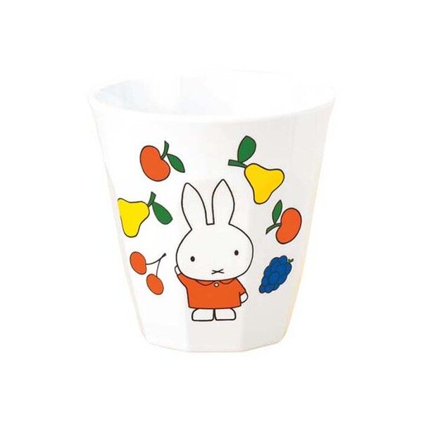 メラミン 子供食器 ミッフィーフルーツシリーズ カップ M-2818FR 2430700 63-7201-88 1点