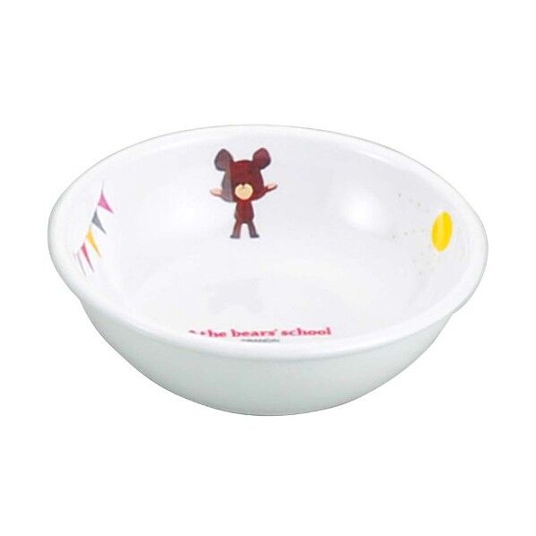 メラミン子供食器 くまのがっこう ボール M-3095J 2430500 63-7201-96 1点