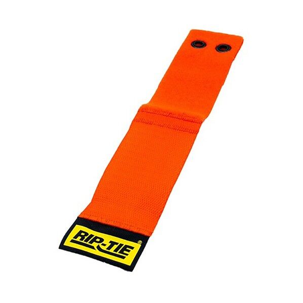  結束バンド ケーブルラップ ウェビング付き 50.8mmX304.8mm オレンジ EW-12-050-O 50本