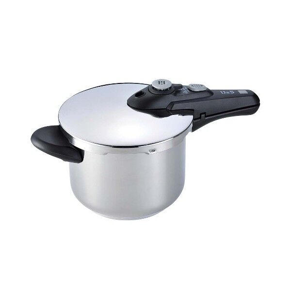 D&S プレッシャークッカー 圧力鍋 DSPC6027 1027900 4.5L 63-7108-03 1点
