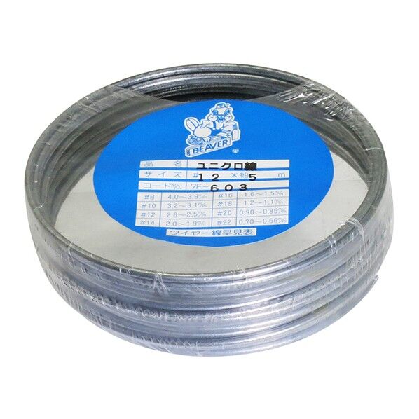 ユニクロ針金 7F603 #12x5m 63-5460-18 1点