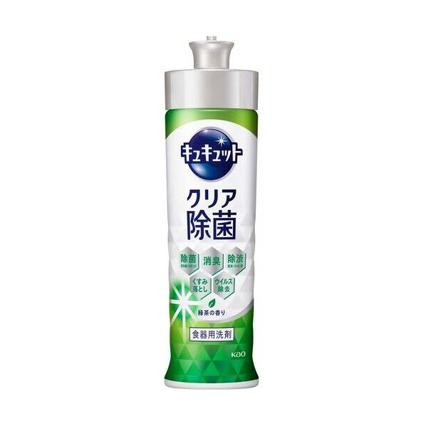 キュキュット クリア除菌 緑茶の香り 本体 220ml 433947 1個x24個