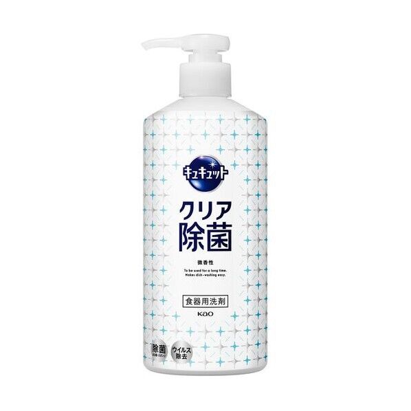 キュキュット クリア除菌 ポンプ 480ml 434128 1個x12個